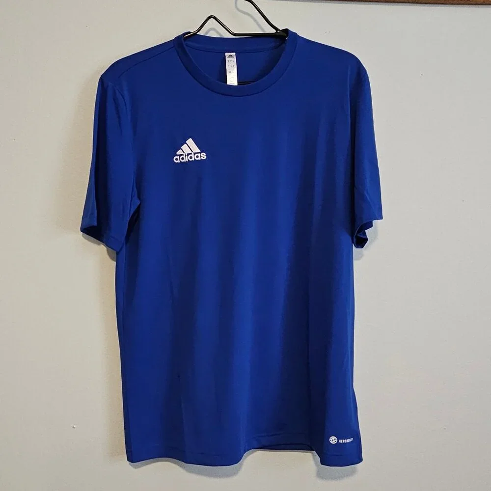 Men’s Blue Adidas T-Shirt, Small
